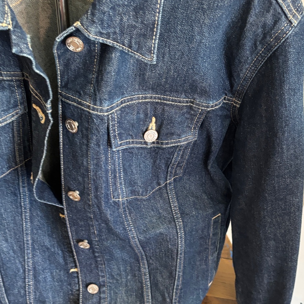 GAP Dark Blue Denim Jacket. XXL - Picture 4 of 9
